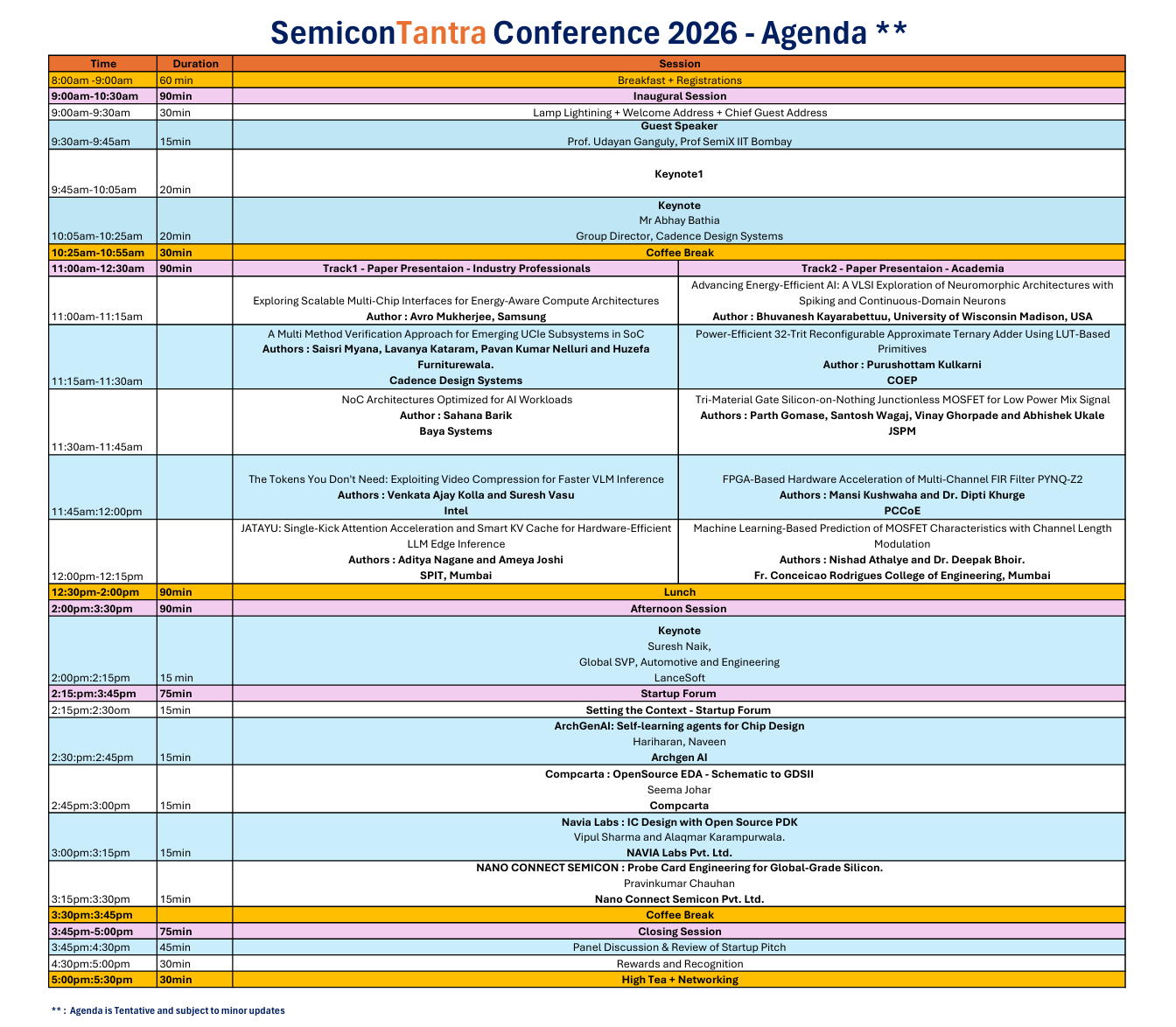 SemiconTantra Conference 2026
